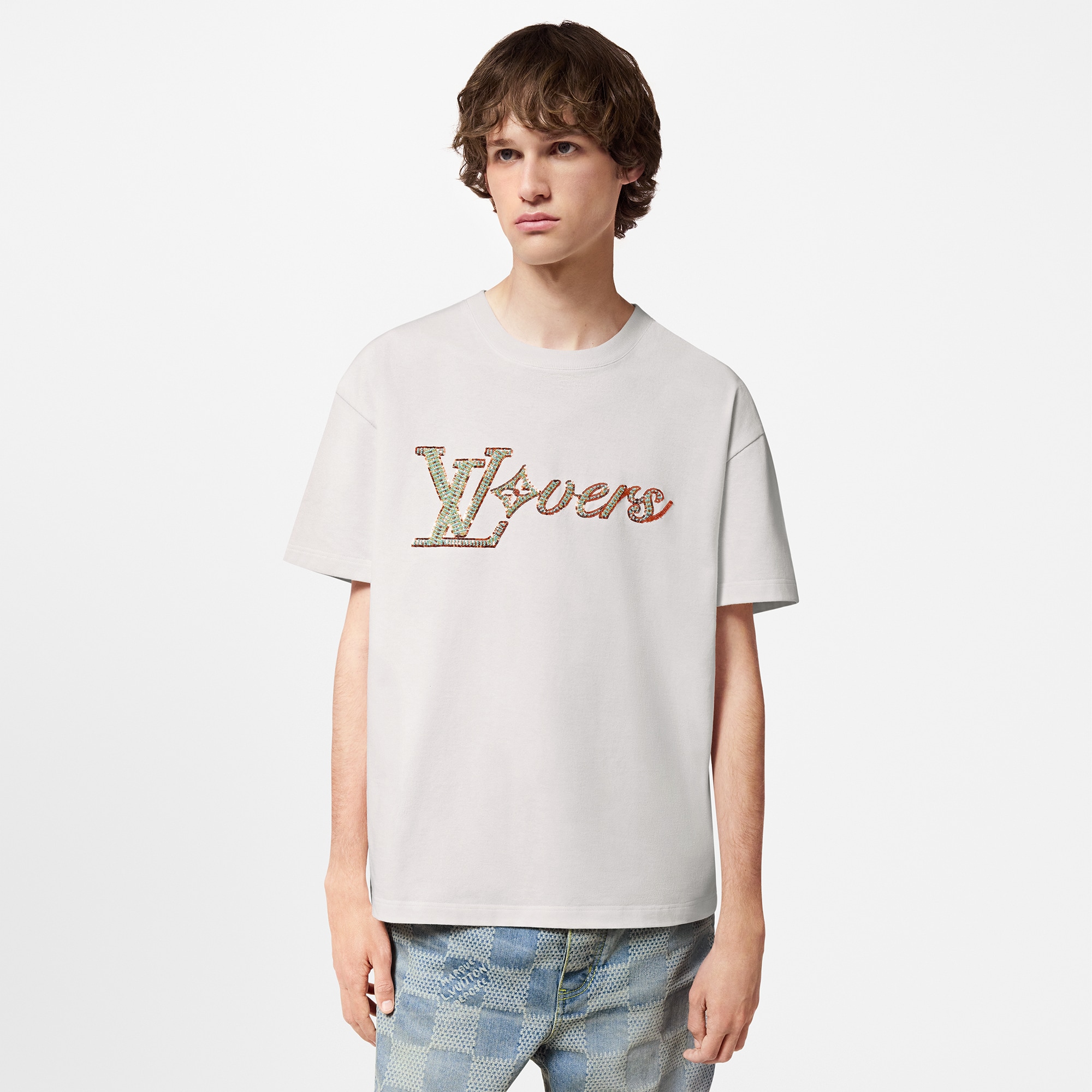 Embroidered Short-Sleeved T-Shirt - Ready-to-Wear | LOUIS